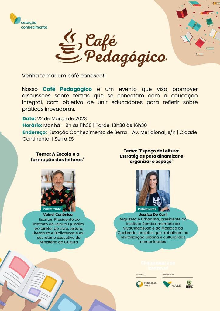 Estação Conhecimento promove Café Pedagógico para educadores da Serra