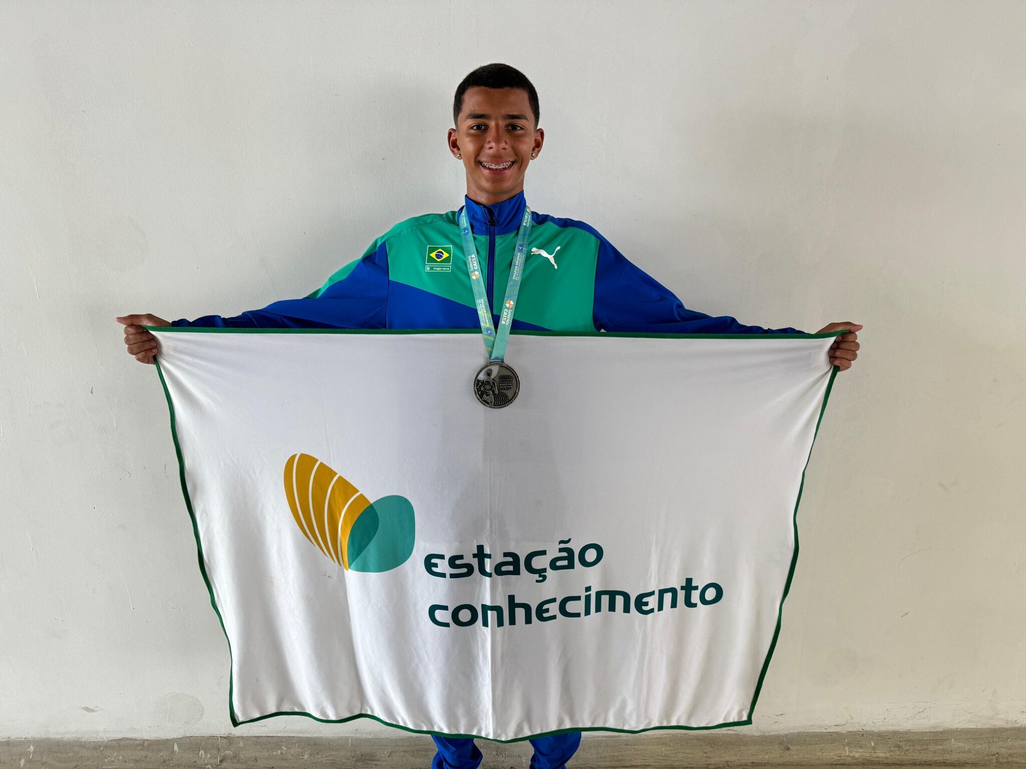 Davi Gabriel conquista a medalha de prata no Sul-Americano de Marcha Atlética