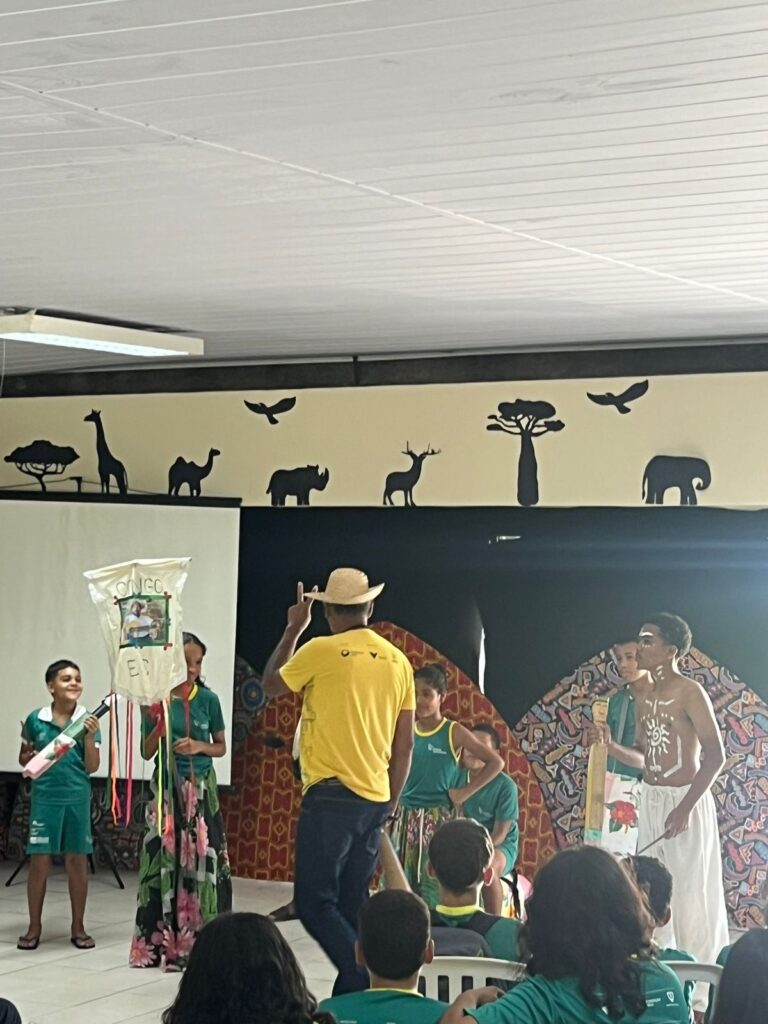 Atividades de celebracao do mes da Consciencia Negra na Estacao Conhecimento Serra. Foto de Ruan Pablo