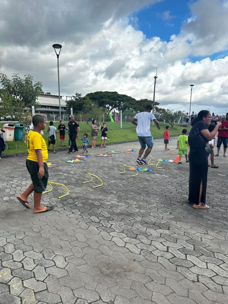 Dia do Brincar 2025 na Estação Conhecimento Serra. Foto Lorrayne Brandão