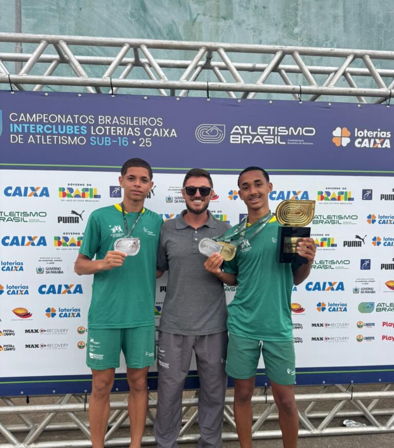Educandos de atletismo no Campeonato Brasileiro Sub-16, em João Pessoa Foto divulgação
