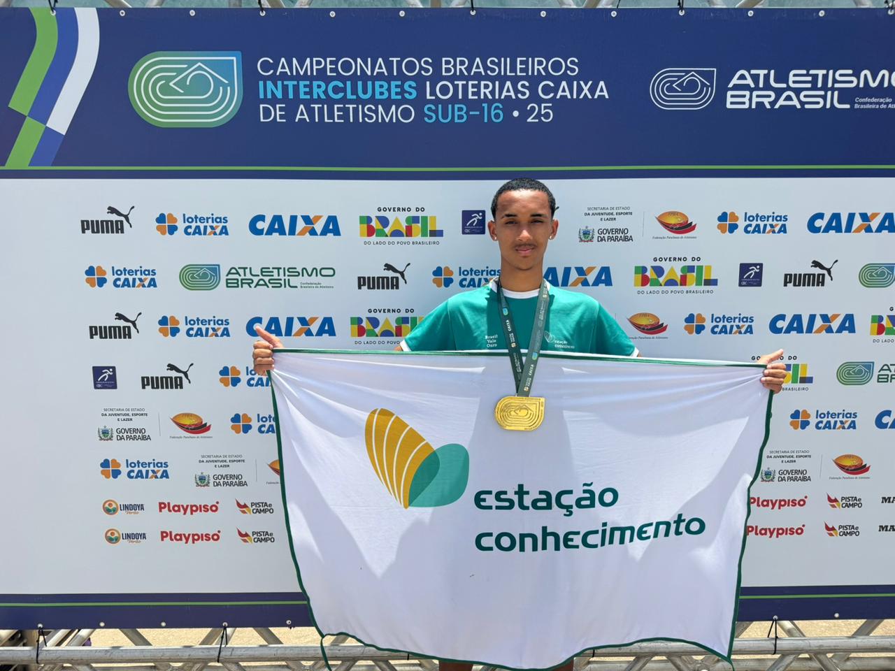 Jovens talentos da Estação Conhecimento Serra brilham no Brasileiro de Atletismo