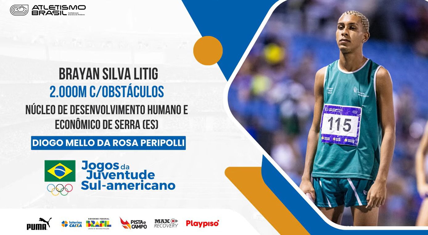 Atleta da Estação Conhecimento Serra é convocado para os Jogos Sul-Americanos da Juventude, no Panamá