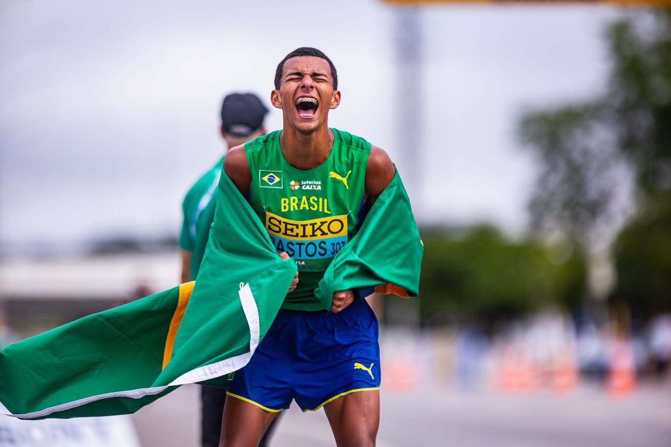 Davi Gabriel é o melhor brasileiro no Campeonato Mundial de Marcha Atlética nos 10 km sub-20