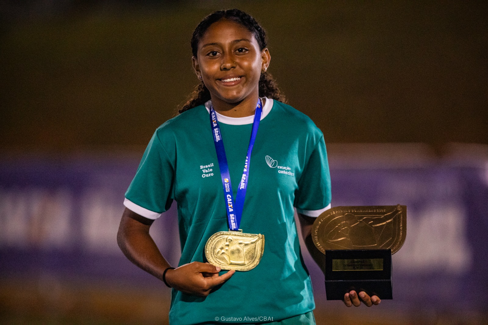Equipe de atletismo celebra conquistas individuais e coletivas na Copa Brasil, em Bragança Paulista (SP)